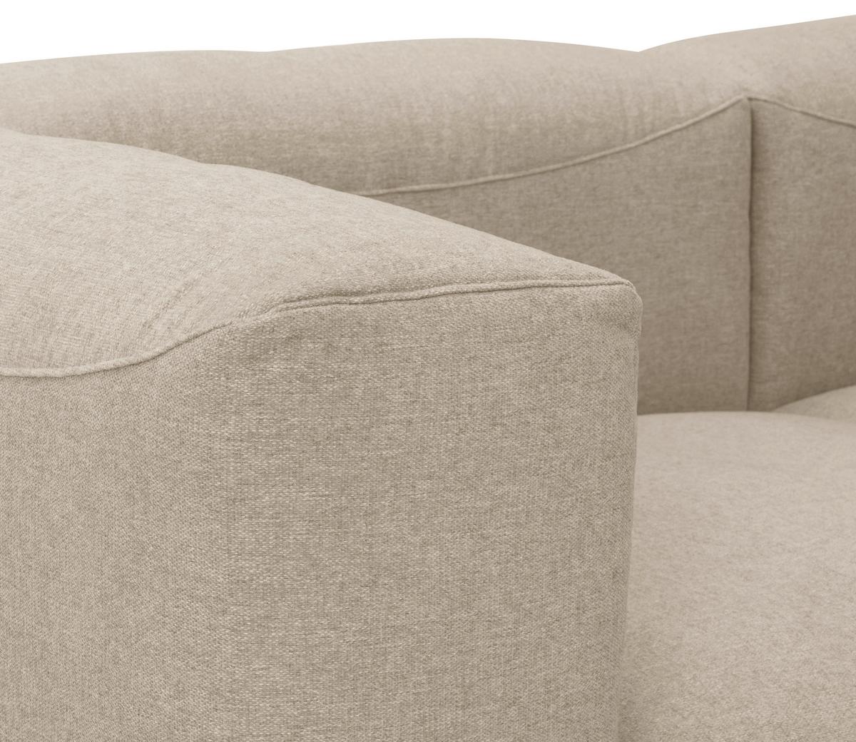 ECKSOFA LENA - Creme, Design, Kunststoff/Textil (275/160cm) - Max Winzer
