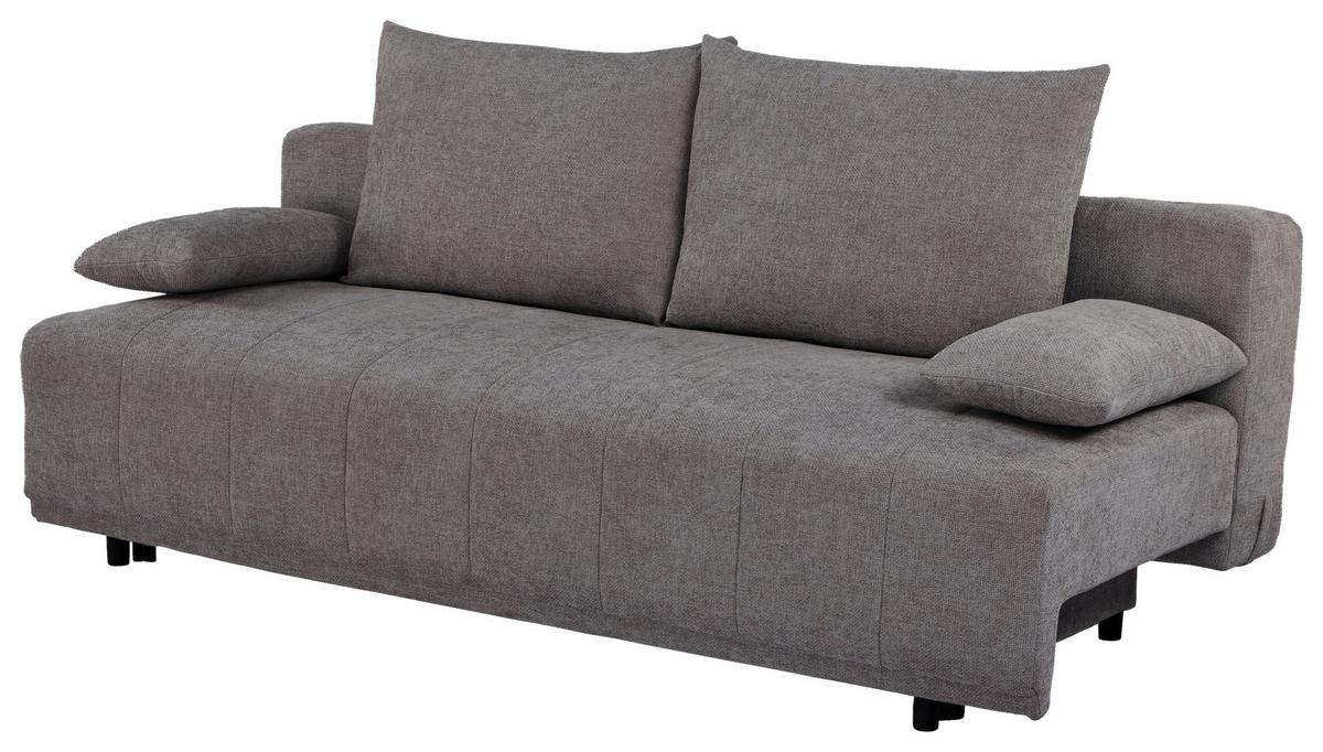 Sofa Daisy - sivo-braon/braon, Moderno, drvo/tekstil (194/89/87cm) - Mömax