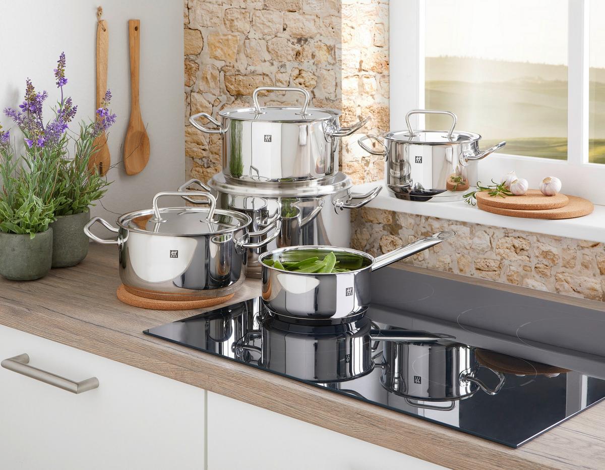 ZESTAW GARNKÓW 1006261/ 66580-000-0 ZWILLING - kolor srebrny/kolor stalowy, Basics, metal - Zwilling