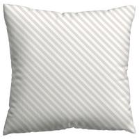 Kissenbezug Woven Satin Weiß/Taupe ca. 40x40cm - Taupe/Weiß, Basics, Textil (40/40cm) - Schlafgut
