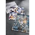 Teppich Digitaldruck Kiesel 70x130cm - Dunkelgrau/Hellgrau, Textil (70/130cm) - Mömax modern living