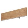 LED-Wandleuchte Siegfried in Braun/Weiß max. 12 Watt - Opal/Braun, Design, Kunststoff/Metall (29,5/4,5cm) - Globo