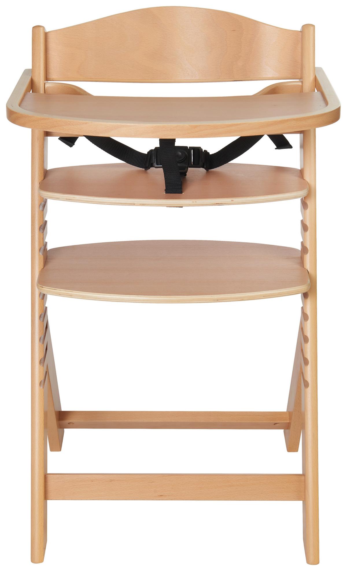 WYSOKIE KRZESŁO LUNCH -TOP- - kolor naturalny, Lifestyle, drewno (45/50,5/78,5cm) - My Baby Lou