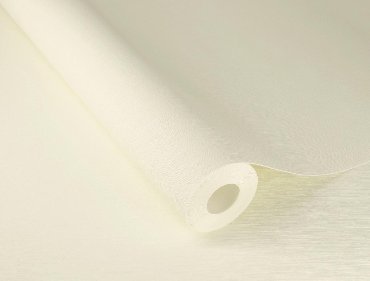 Tapete Uni Weiß - Weiß, Basics, Textil (600/53cm) - Tesa