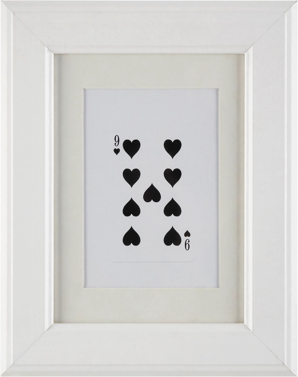 Bilderrahmen Provence ca. 13x18cm - Weiss, Romantik / Landhaus, Glas/Holz (13/18cm) - Modern Living