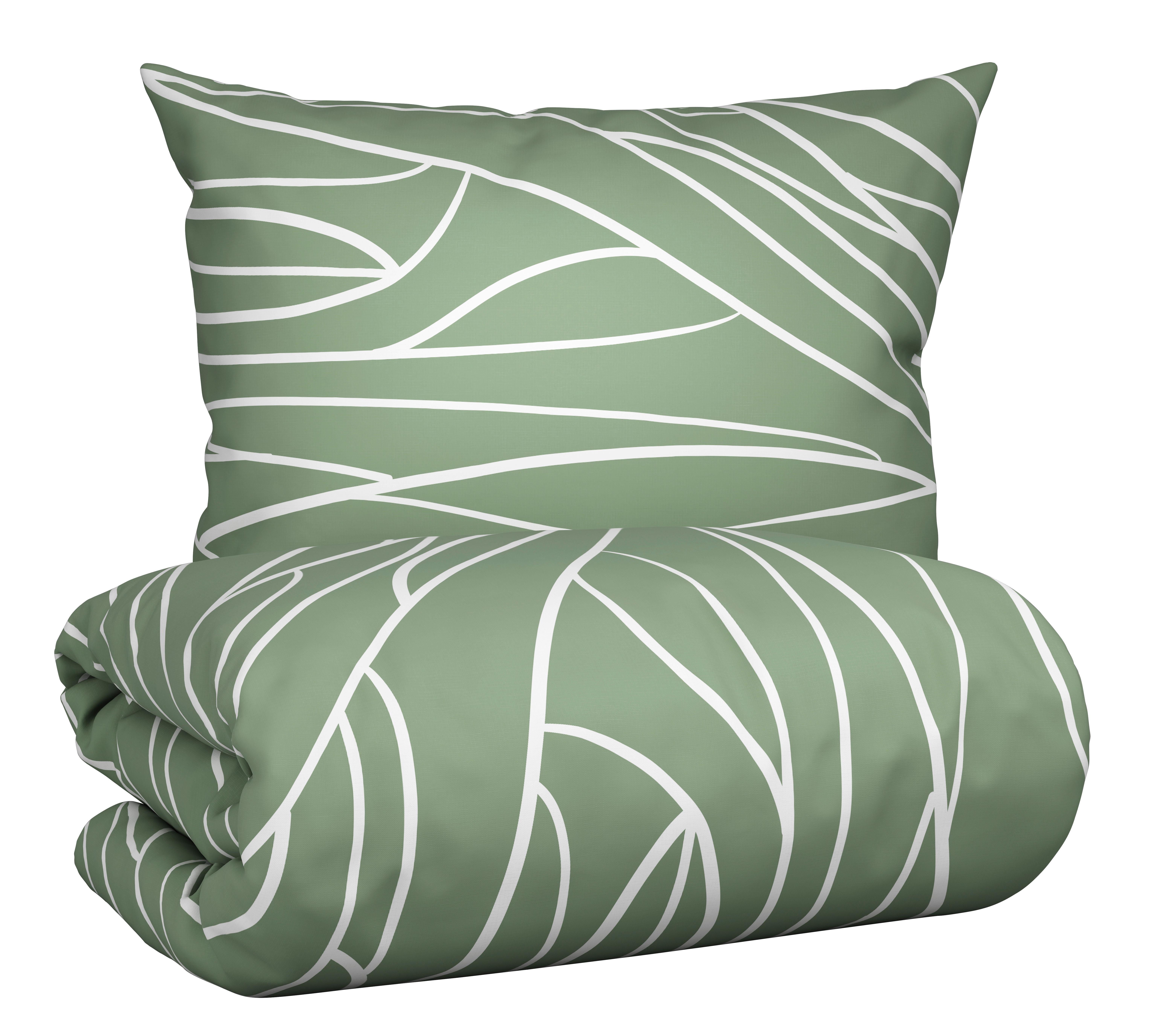 Posteljnina Juliane, Zelena, 60/80, 140/200 - zelena, Konvencionalno, tekstil (140/200cm) - Mömax