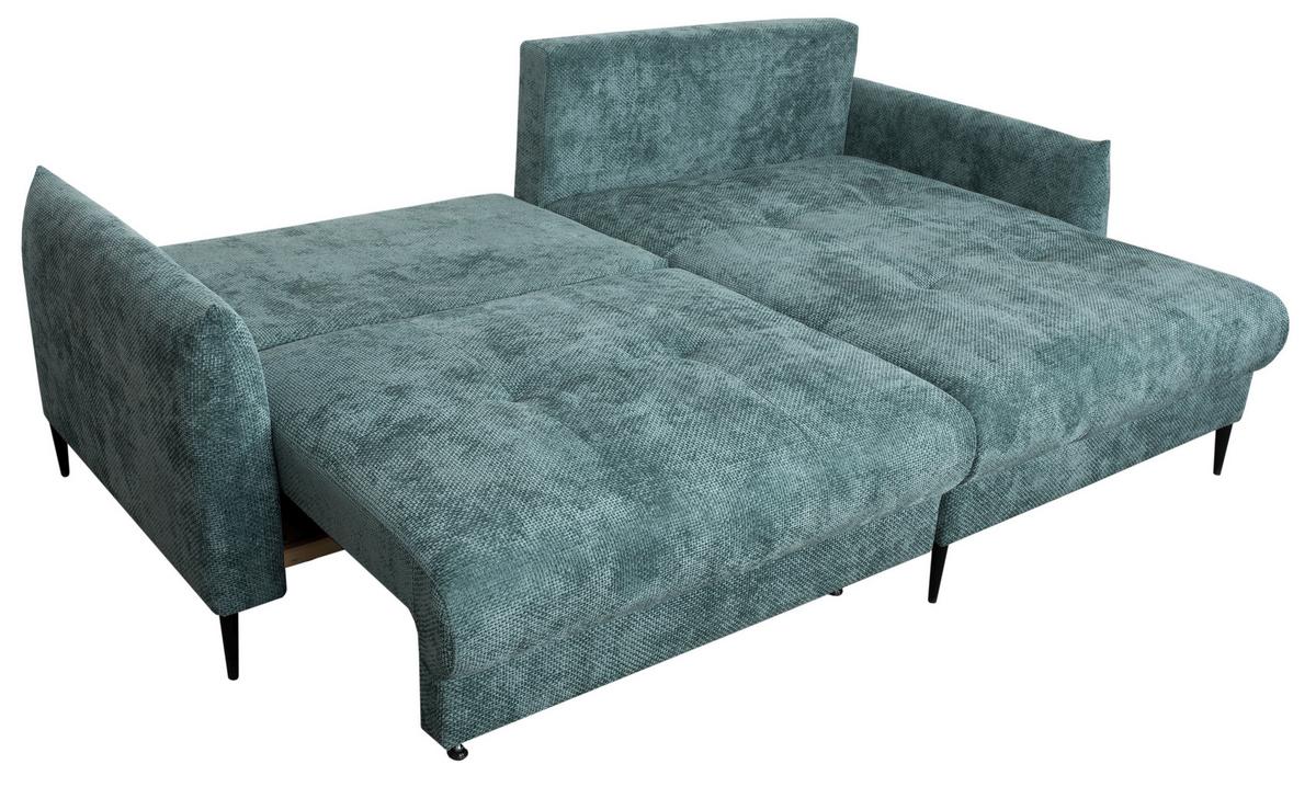 Coltar POLIS - turcoaz, Modern, textil (221/142cm) - Based