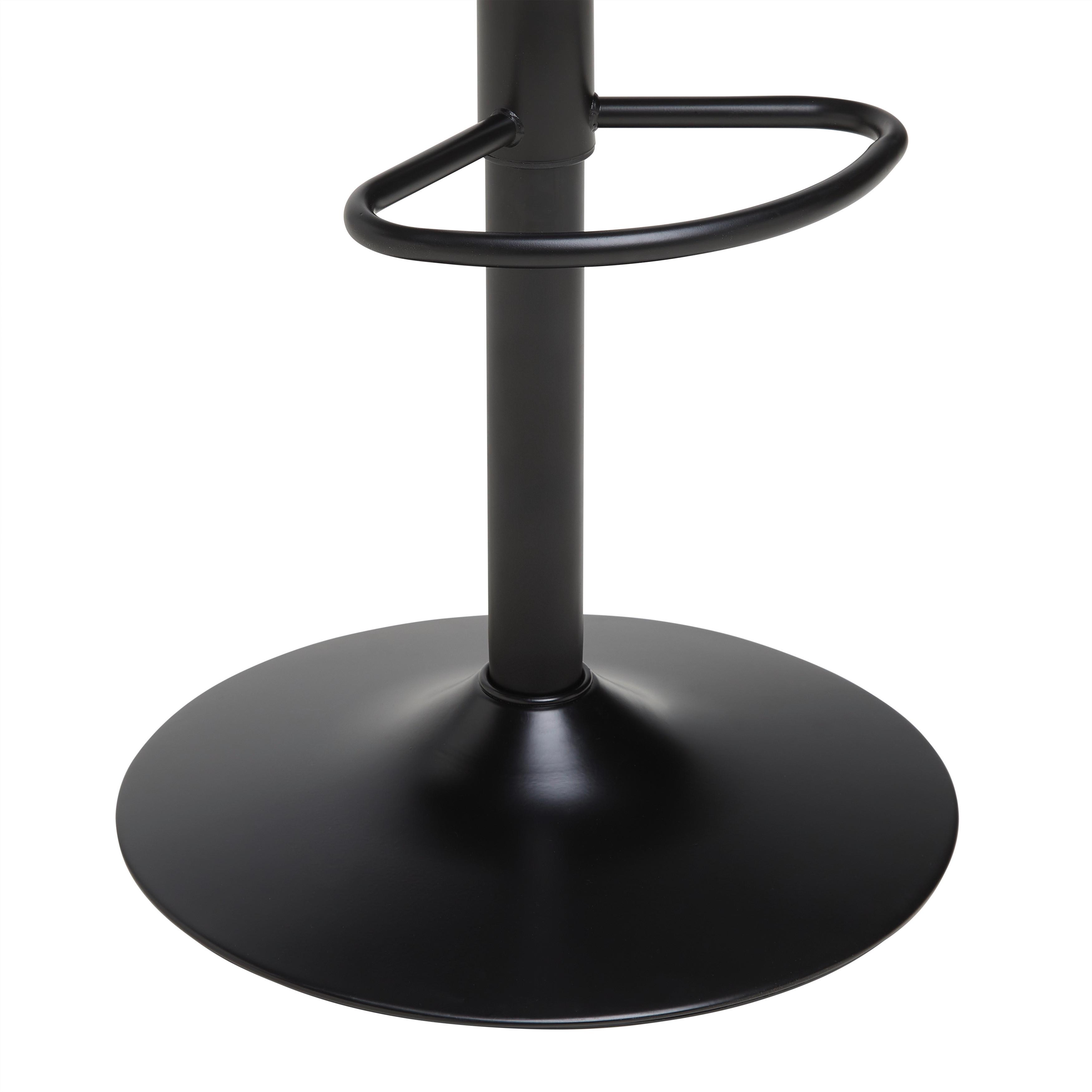 BARPALL JONA - svart, Modern, metall/trä (42/98-120/53cm) - Mömax