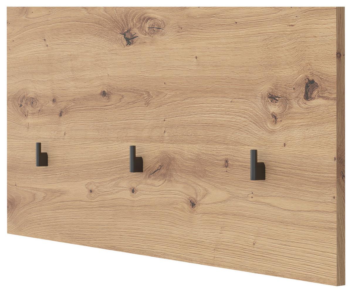 Garderobni Panel Turino, Barva Hrasta - Moderno, leseni material (86/101/29,6cm)