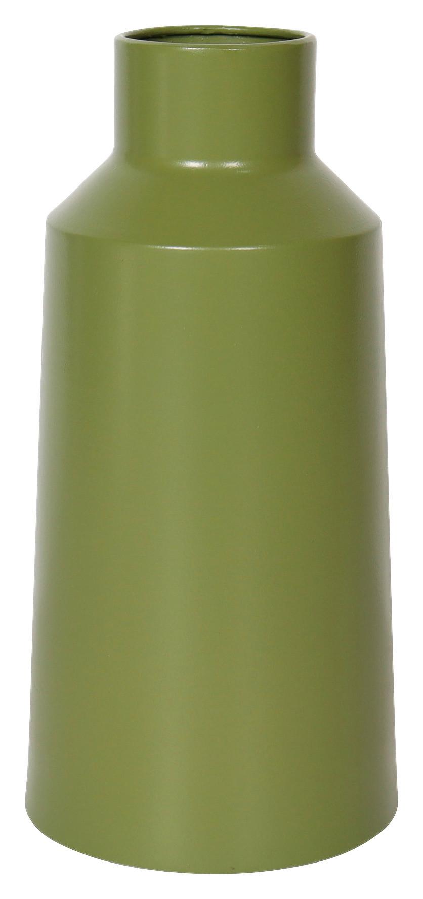 Vaza Aceto -Paz- - zelena, Moderno, kovina (15/25,5cm) - Premium Living