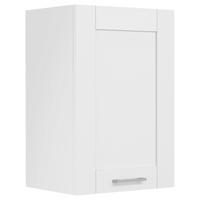 KÜCHENOBERSCHRANK COLURA - Weiss/Silberfarben, Trend, Holzwerkstoff/Kunststoff (40/60/31cm) - MID.YOU