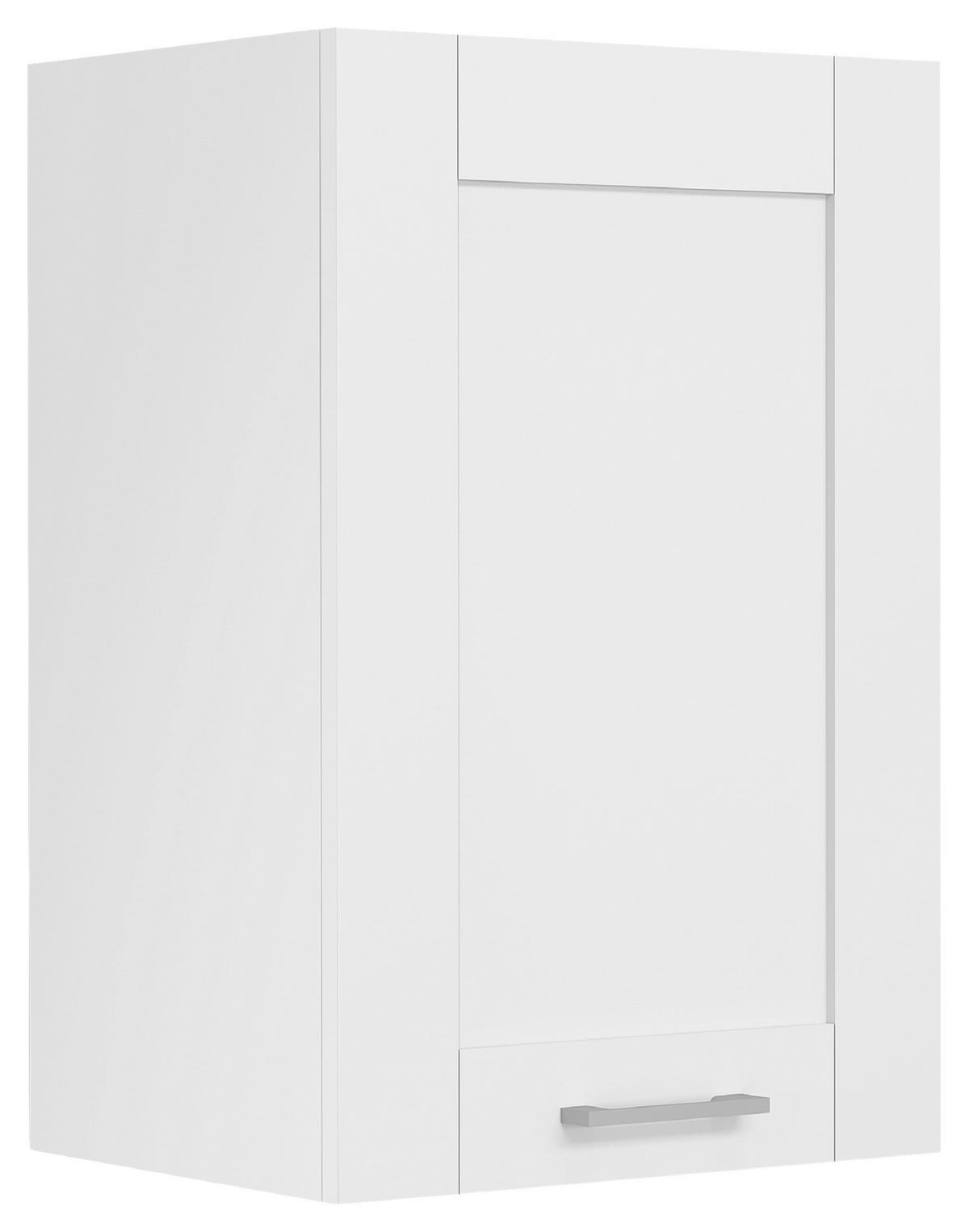 KÜCHENOBERSCHRANK COLURA - Weiss/Silberfarben, Trend, Holzwerkstoff/Kunststoff (40/60/31cm) - MID.YOU