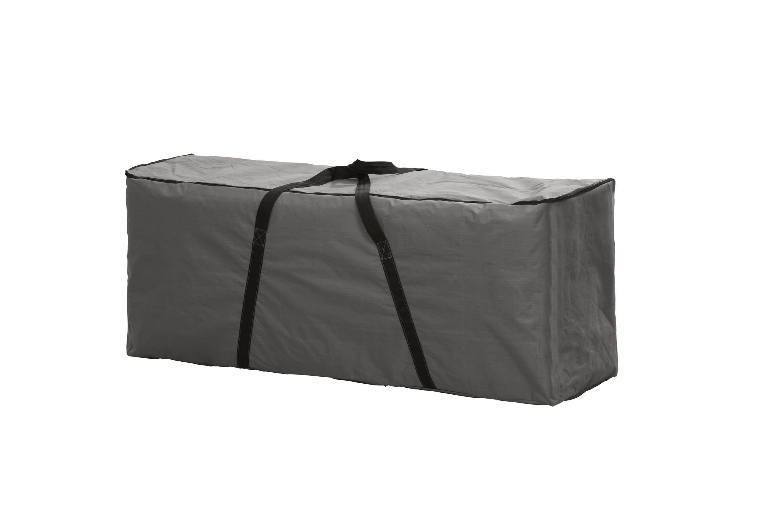 Schutzhülle für Kissen Hellgrau - Hellgrau, Basics, Kunststoff (125/50/40cm) - Gardenson