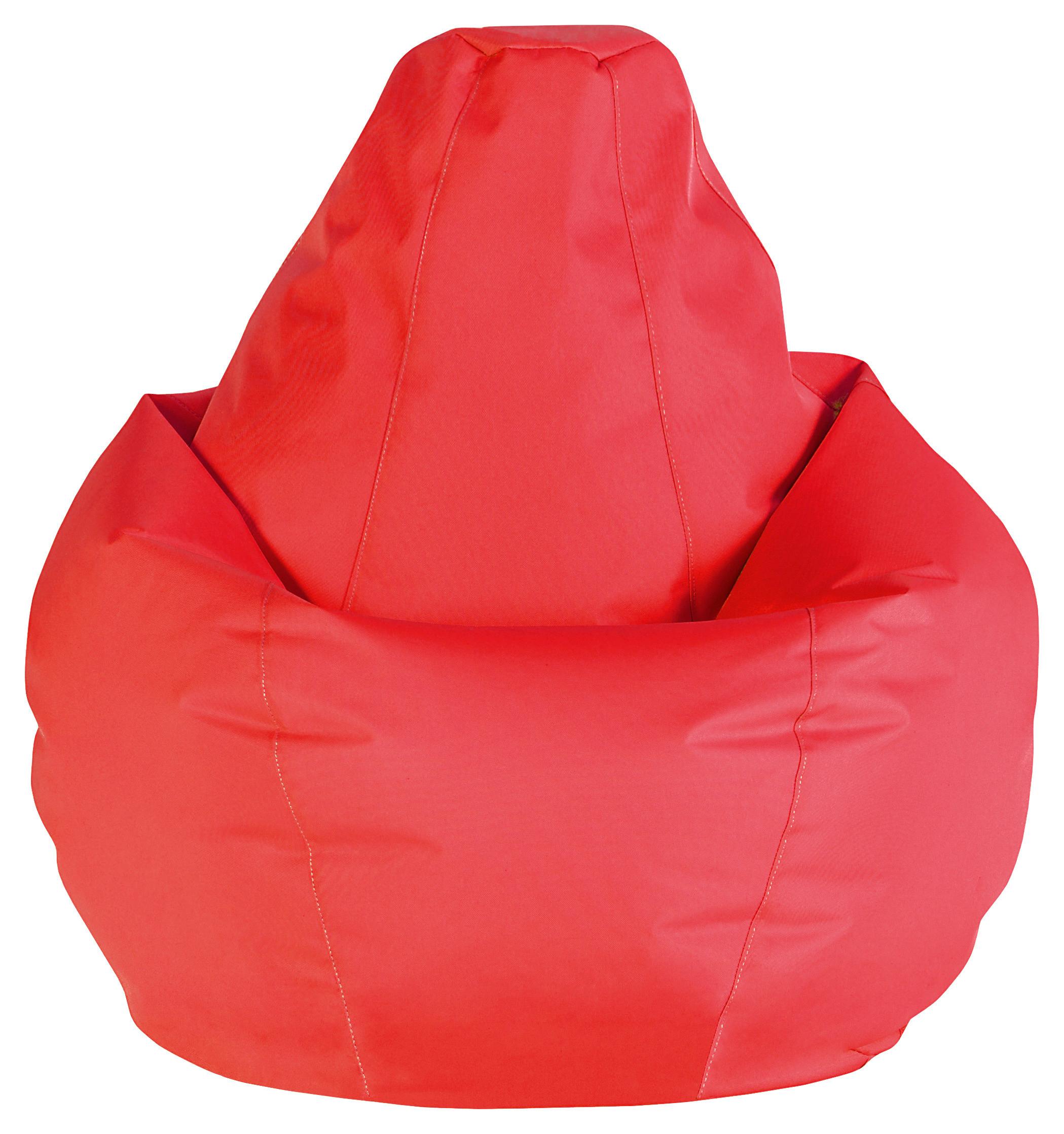 Vreća Za Sjedenje Soft L - crvena, Modern, tekstil (120cm) - Based