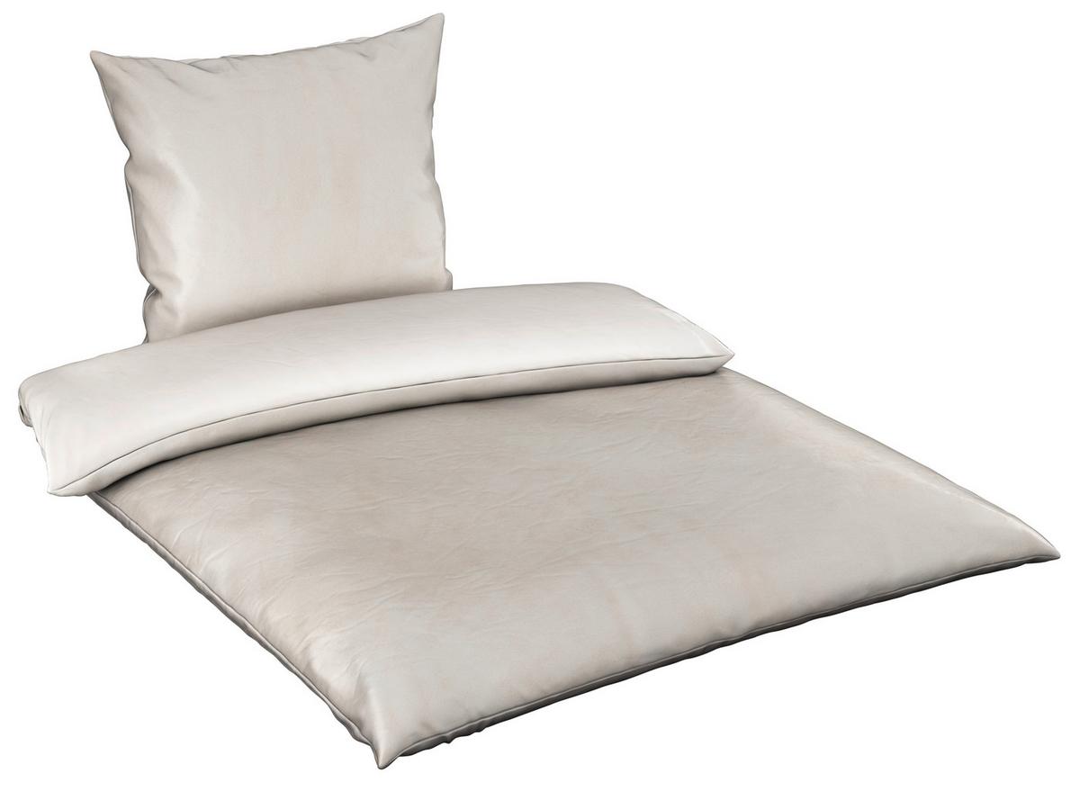 POŚCIEL YUKI - szary, Konventionell, tworzywo sztuczne (135/200cm) - Novel