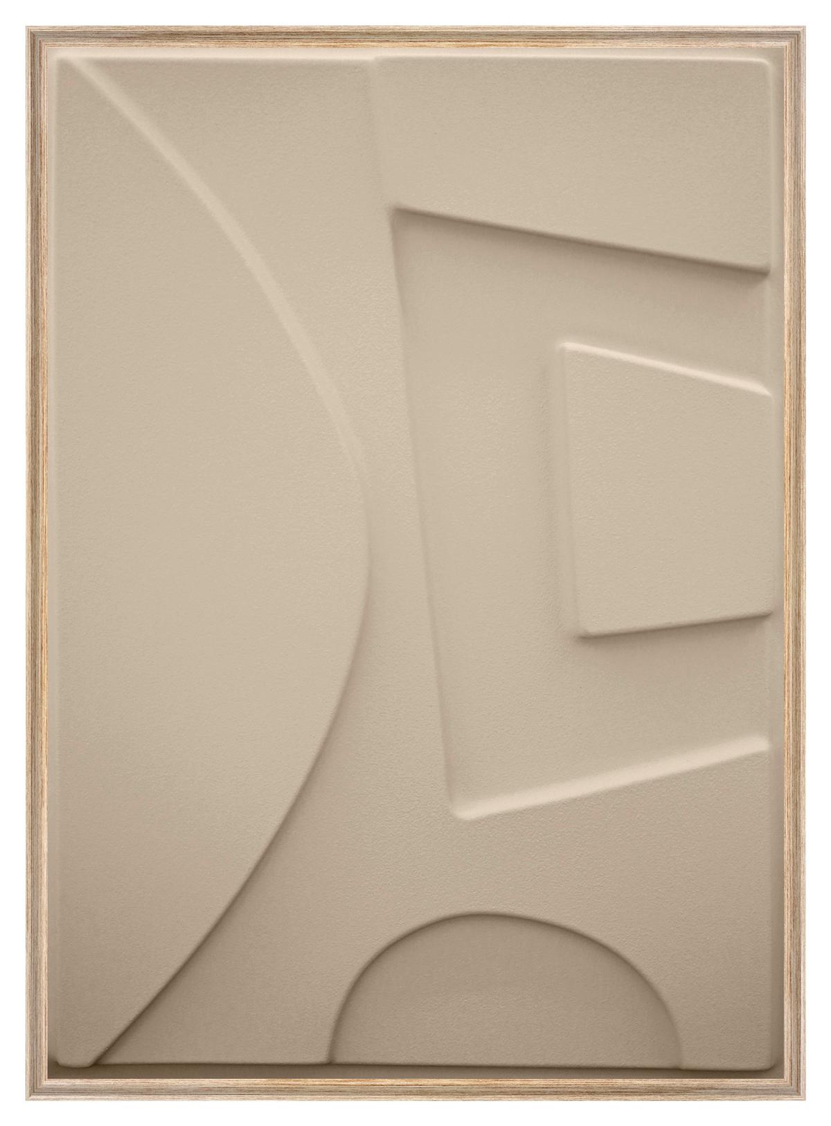 Bild Antonio Hellbraun ca. 50x70cm - Hellbraun/Eichefarben, Holzwerkstoff/Kunststoff (50/70cm) - Modern Living