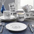 Dessertteller Urban in Schwarz/Weiß - Schwarz/Weiß, LIFESTYLE, Keramik (20,5cm) - Mömax modern living