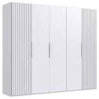 DULAP USI ROTATIVE ANDORRA - alb, Modern, material pe bază de lemn (250/216/58cm) - Modern Living