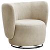 Cocktailsessel Boli Beige - Hellbraun/Beige, Design, Textil/Metall (92/80/84cm) - Livetastic