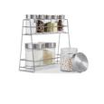 Raft Condimente Eleonore - clar/culoare inox, Konventionell, sticlă/metal (27,3/9,6/23cm) - Modern Living Raft Condimente Eleonore - clar/culoare inox, Konventionell, sticlă/metal (27,3/9,6/23cm) - Modern Living