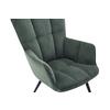 Sessel Alex Grün - grön/svart, Modern, metall/textil (68/100/78cm) - Based