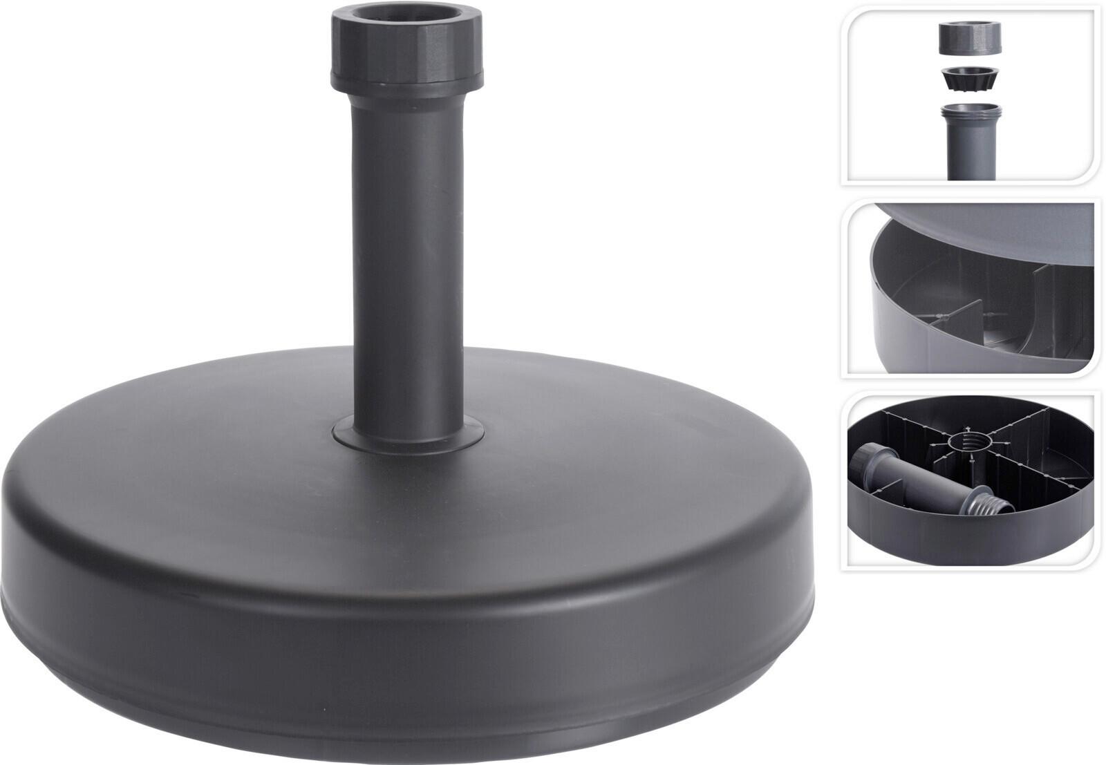 Napernyőtalp Umbrella - szürke, Konventionell, műanyag (46/11cm) - Mömax