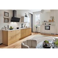 Einbauküche PN 105/80 Caramel-Kaschmirgrau - Kaschmir/Grau, MODERN, Holzwerkstoff/Metall (180/303cm) - Pino