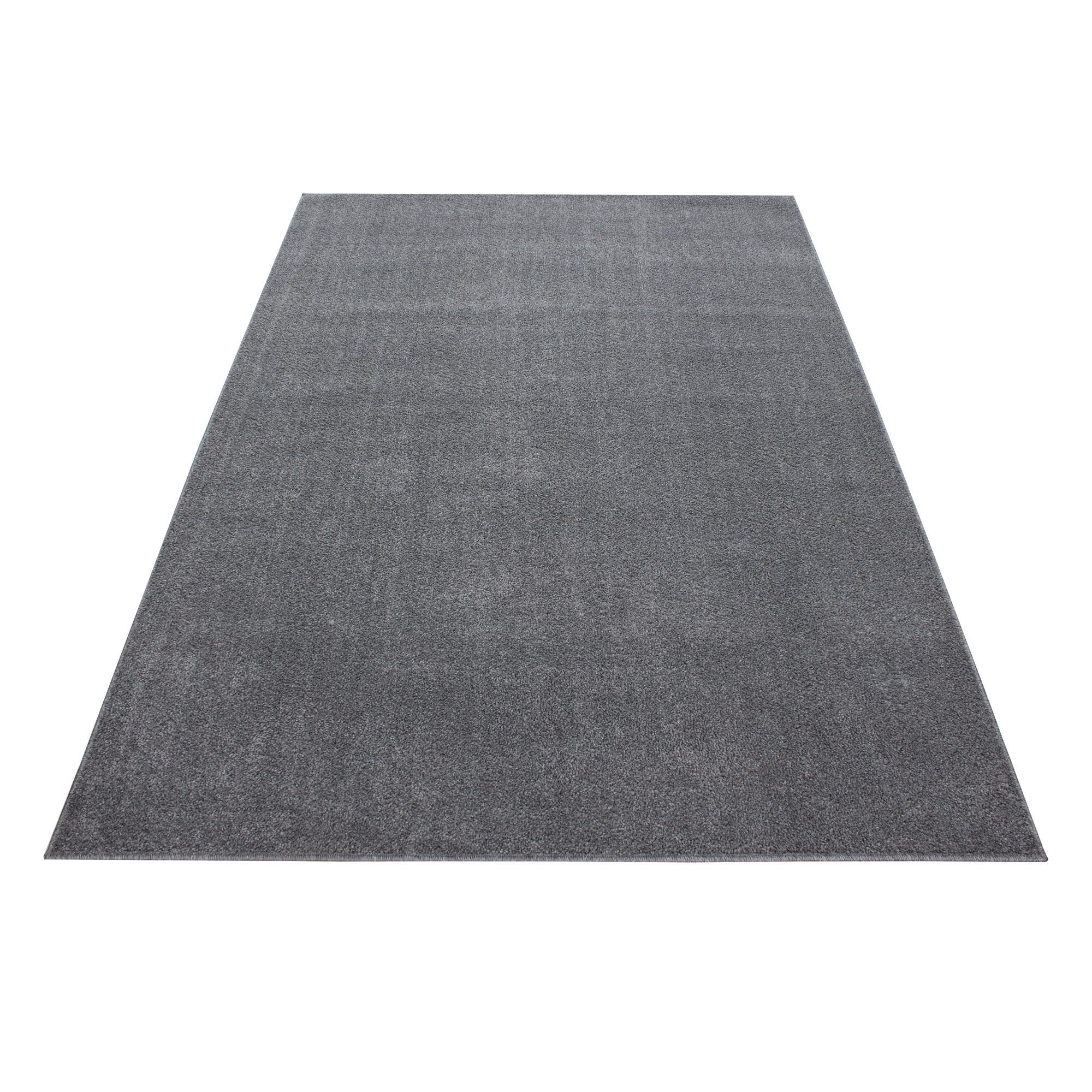 Hochflorteppich Ata 7000 Hellgrau ca. 240x340cm - Hellgrau, Design, Textil (240/340cm) - Novel