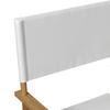 BALKONSET STELLA - Acacia-kleuren/Wit, Modern, Hout/Textiel (49,5/90/51cm) - Bessagi Garden
