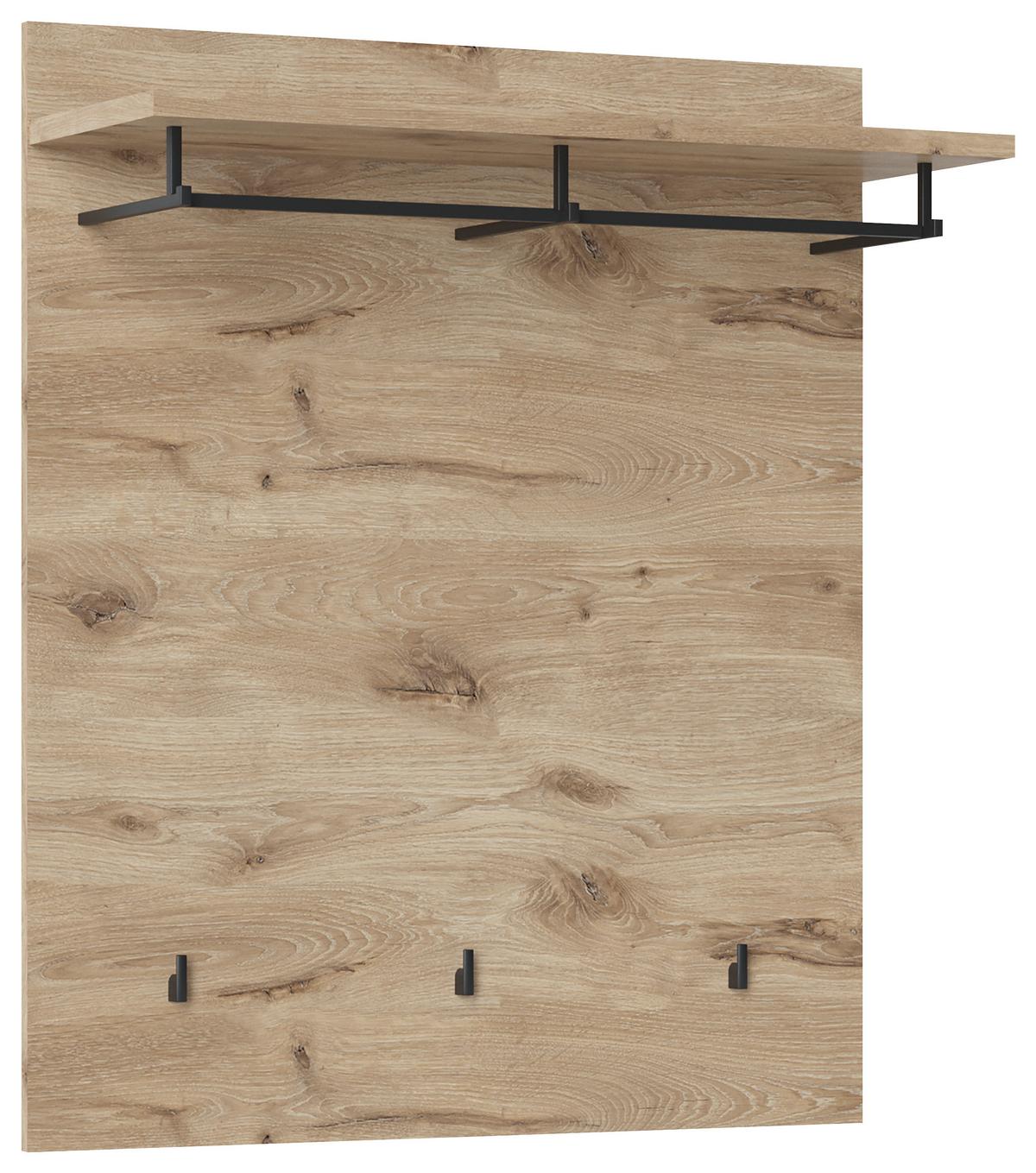 Zidni Panel Twist - boje hrasta, Moderno, drvni materijal (86/101/29,6cm) - Modern Living