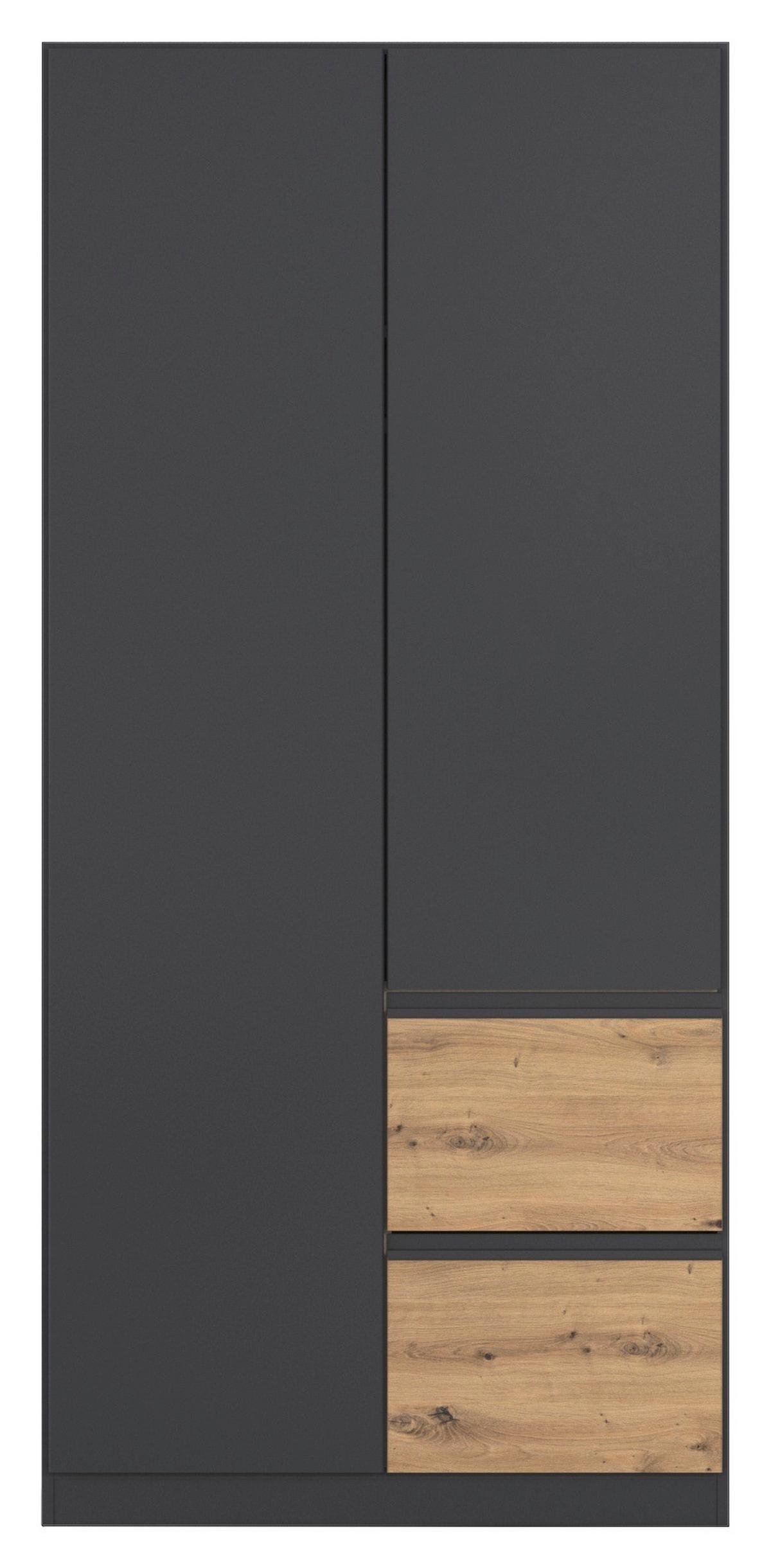 Omara S Klasičnimi Vrati Costa, Siva, Barva Hrasta - siva/hrast artisan, Moderno, leseni material (91/197/54cm) - Rauch Möbel