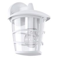 Led-wandleuchte Aloria Klar Weiss - Weiss/Transparent, Basics, Kunststoff/Metall (17cm) - Eglo