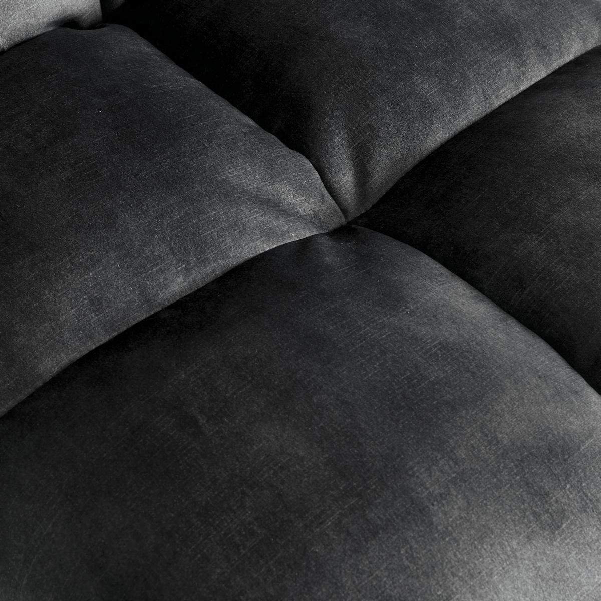 KRZESŁO FONIA - ciemnoszary/kolor złoty, Modern, metal/drewno (49/85,5/57,5cm) - Bessagi Home