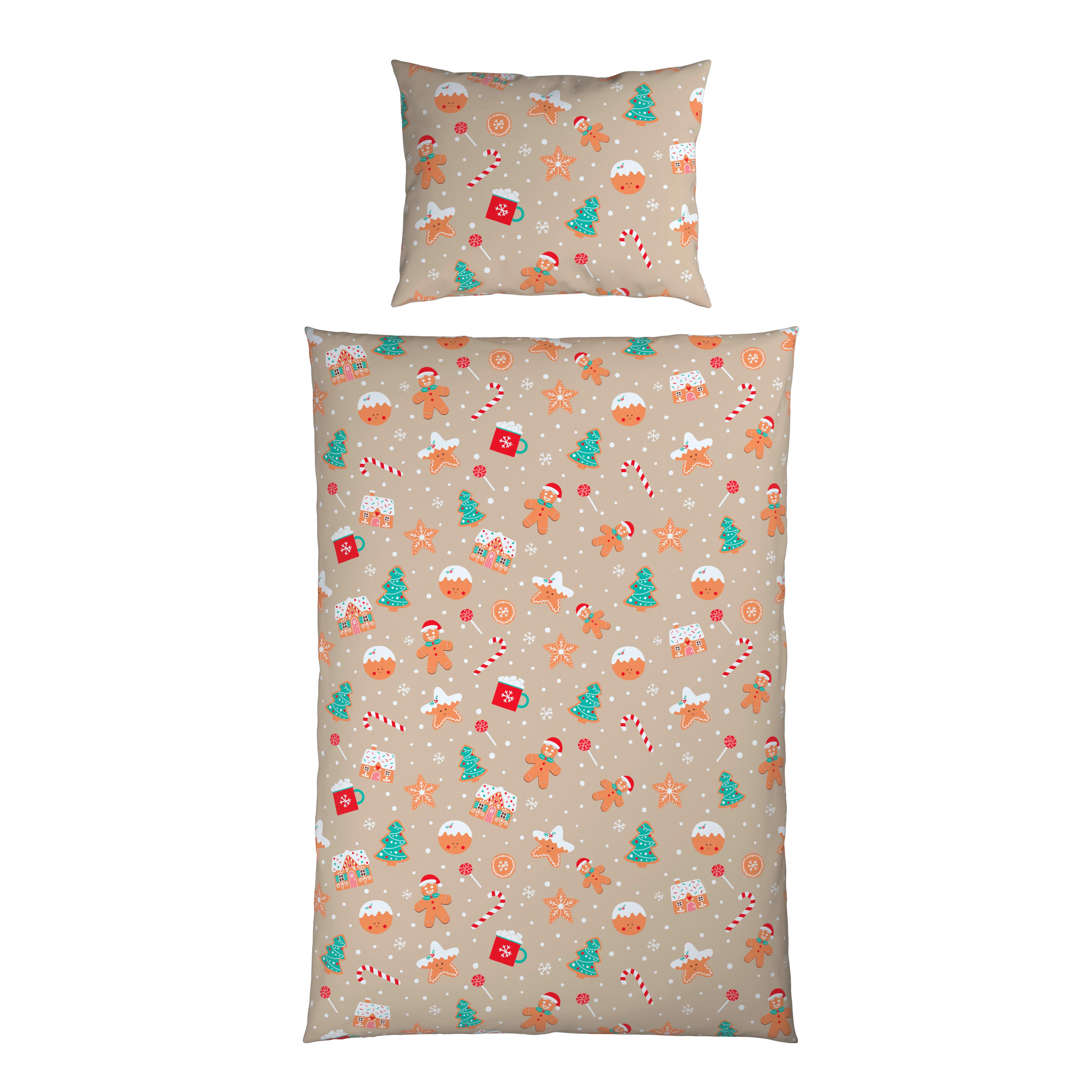 Lenjerie de pat Lebucken cca. 140x200/50x70 cm - multicolor, textil (140/200cm) - Mömax