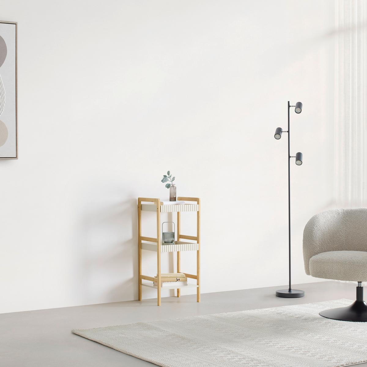 Ferdinand Polica - kašmir/prirodne boje, Moderno, drvni materijal/prirodni materijali (36/80/33cm) - Modern Living