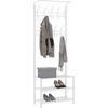 KLEDINGREK AMELIA -SB- - Wit, Modern, Metaal (67/185/32cm) - Mömax