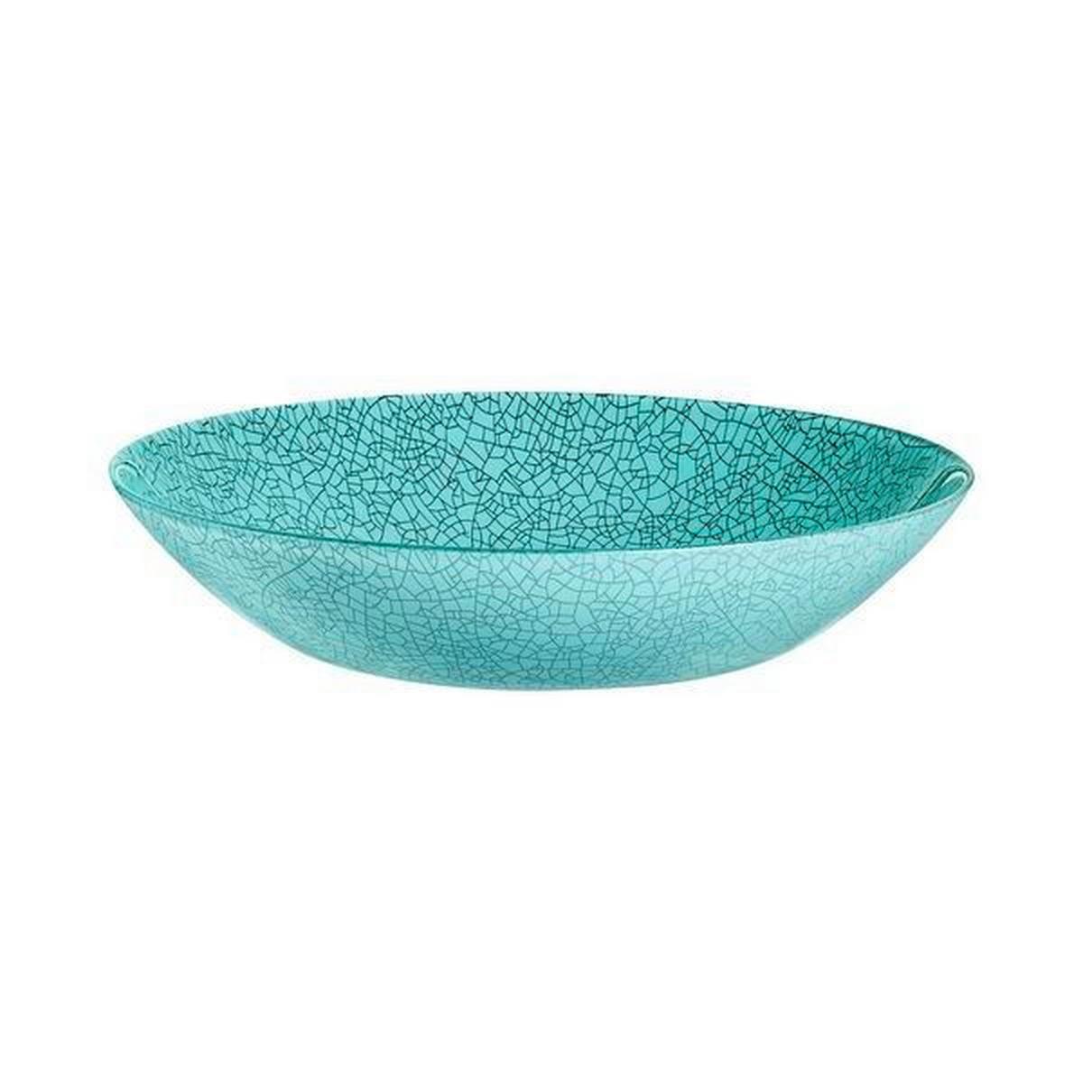 Tányér Icy Turquoise - türkiz, Konventionell, Üveg (20cm)