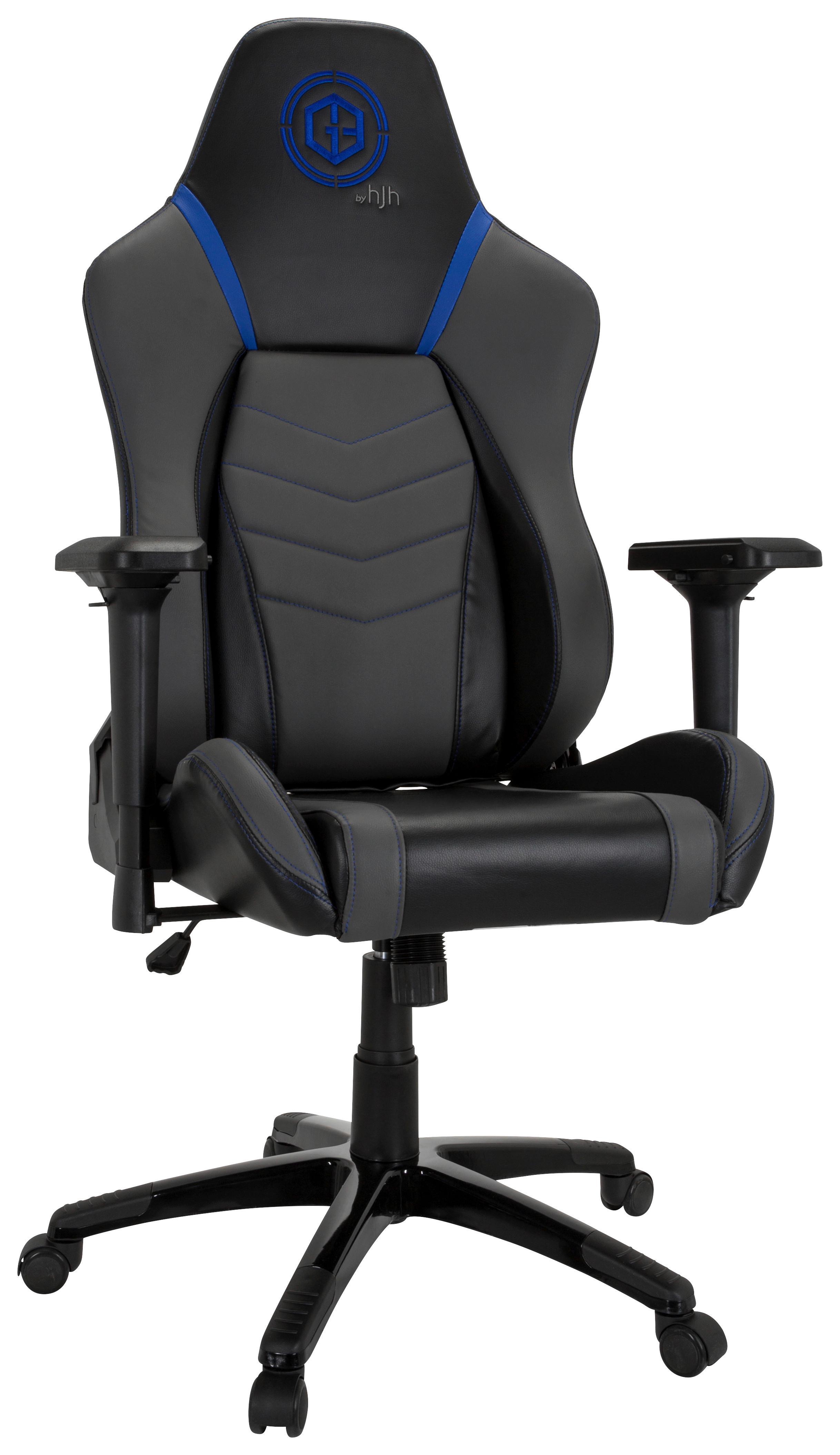 Gaming Stol Gamebreaker Polarys I, Siva, Modra - modra/siva, Moderno, umetna masa/tekstil (74/133/62cm) - MID.YOU