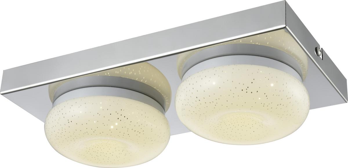 LED-Wandleuchte Pete max. 3,5 Watt - Chromfarben, Romantik / Landhaus, Kunststoff/Metall (27/14/6,5cm) - Modern Living