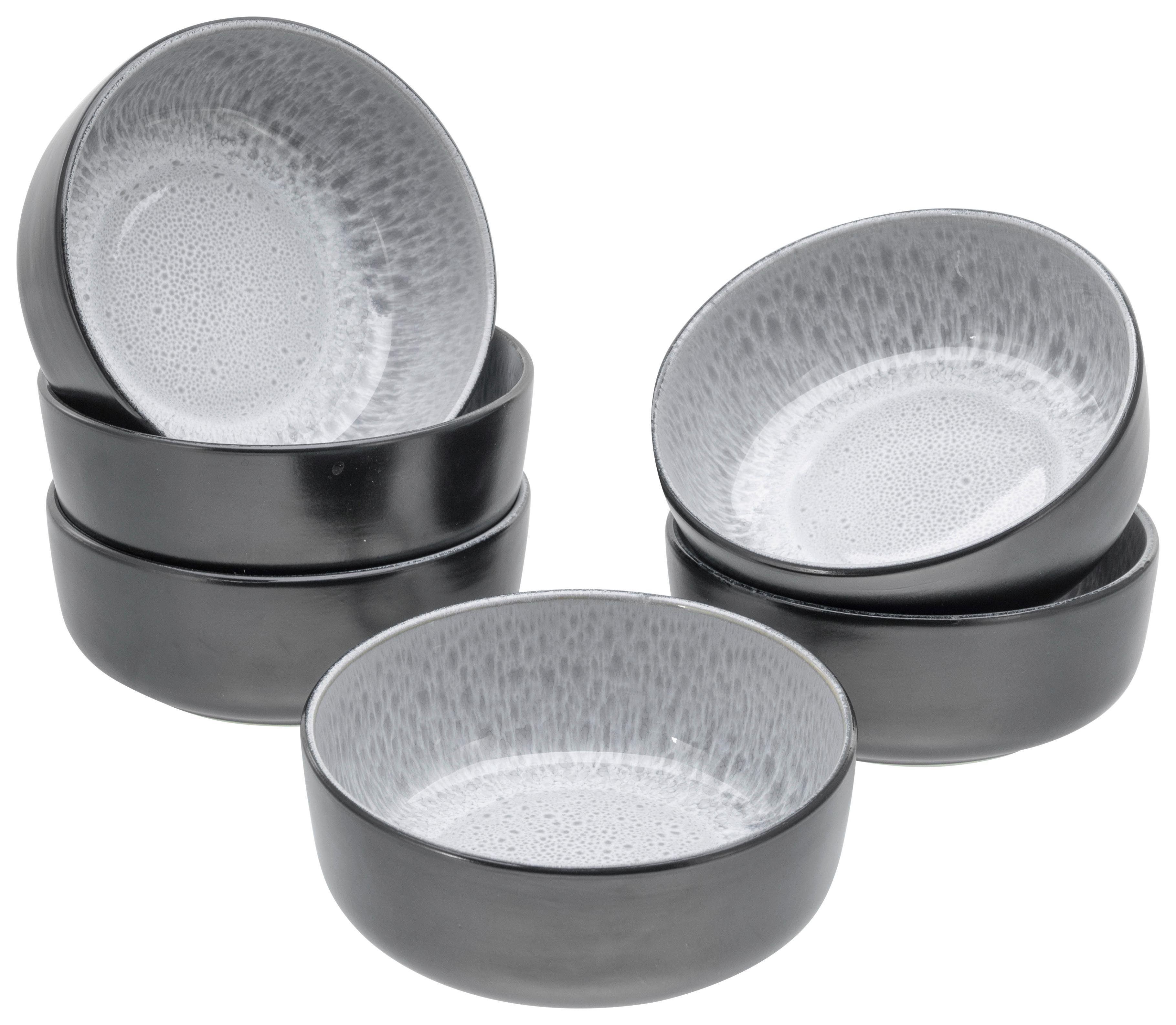 Set Skodelic Za Kosmiče Nordic Fjord Frost, 6-Delni - svetlo siva, Trend, keramika (15cm) - Creatable