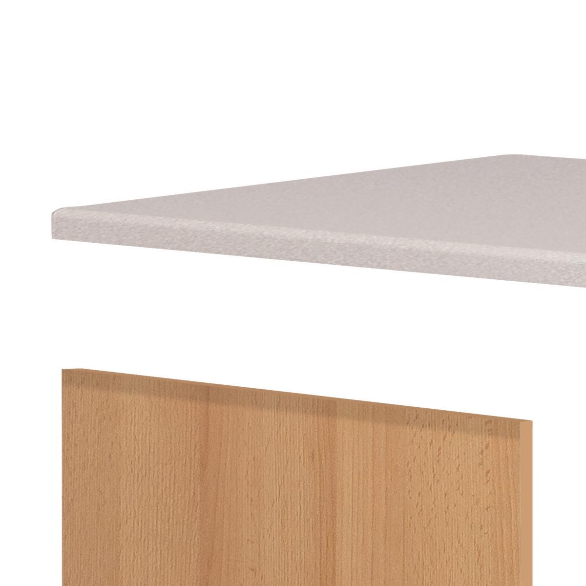 Küchenunterschrank in Buchefarbe 'Nano' - Beige/Buchefarben, MODERN, Holzwerkstoff (110/85/60cm) - FlexWell
