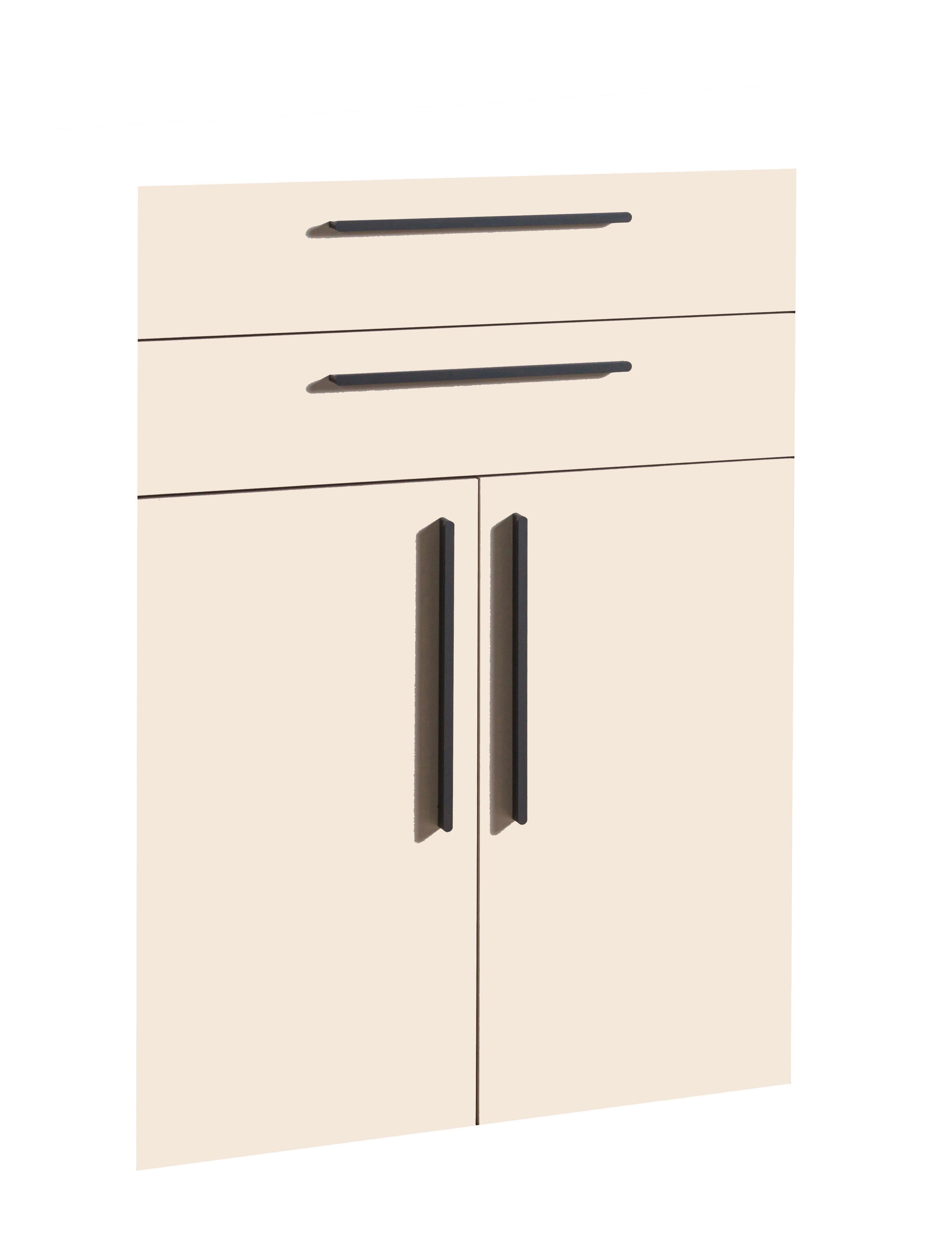 Set 2 Vrata+fioke Rilega - kašmir, Moderno, pločasti materijal (73,7/101,3/31,6cm) - Modern Living