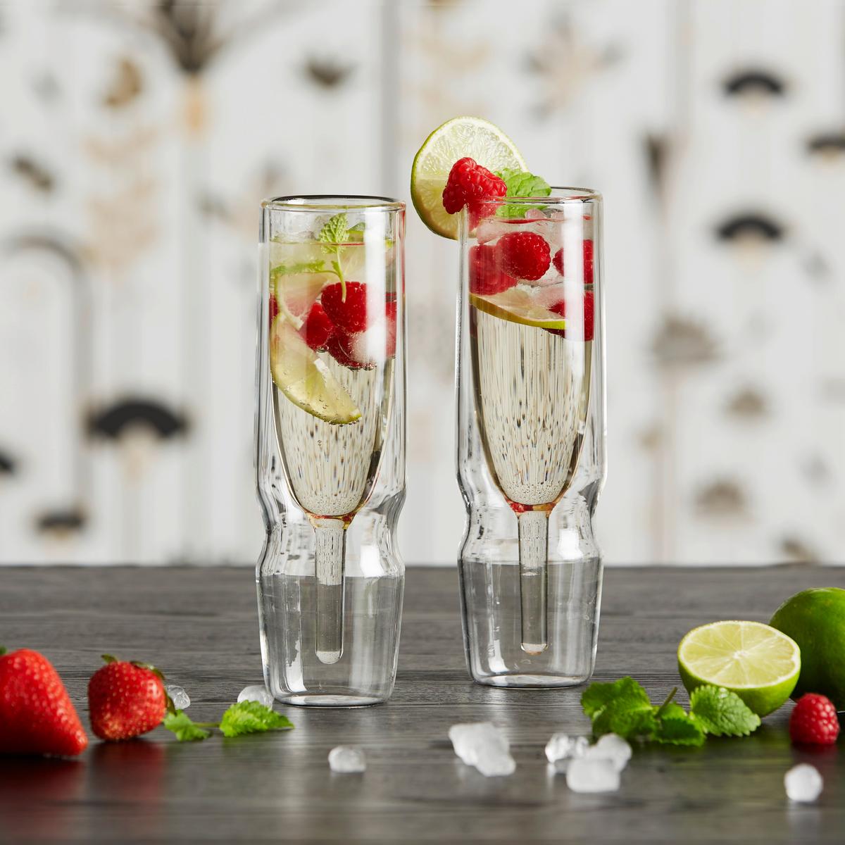 Sektglas Fusion ca. 190ml, 2 Stk. - Klar, Modern, Glas - Premium Living