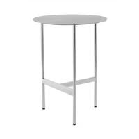 Beistelltisch Beistelltisch Pero 100 Silber - Silberfarben, Design, Metall (40/54/40cm) - Kayoom