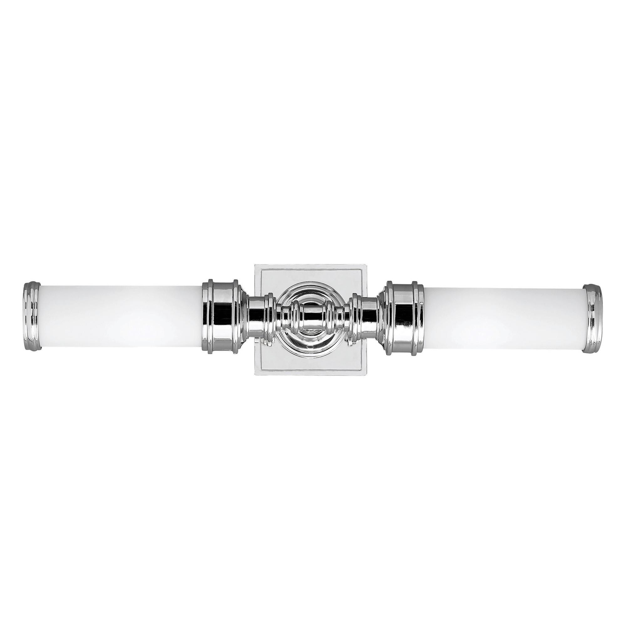 Fürdőszobai Falilámpa Fe-Payn-Or2-Bath - krómszínű, Design, üveg/fém (55,9/12,7/12.7cm) - Elstead Lighting