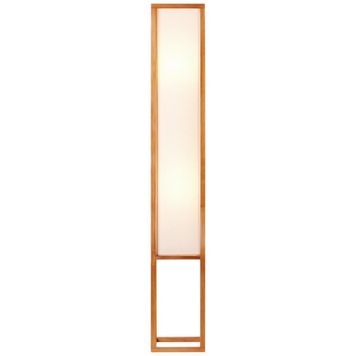 Stehleuchte Seaside max. 40 Watt - Naturfarben/Weiß, Natur, Holz/Textil (19/120/19cm) - Brilliant