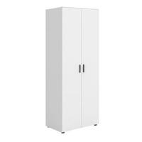 Ormar Charlie - bela, Konvencionalno, pločasti materijal/plastika (60/180/33,6cm) - Modern Living