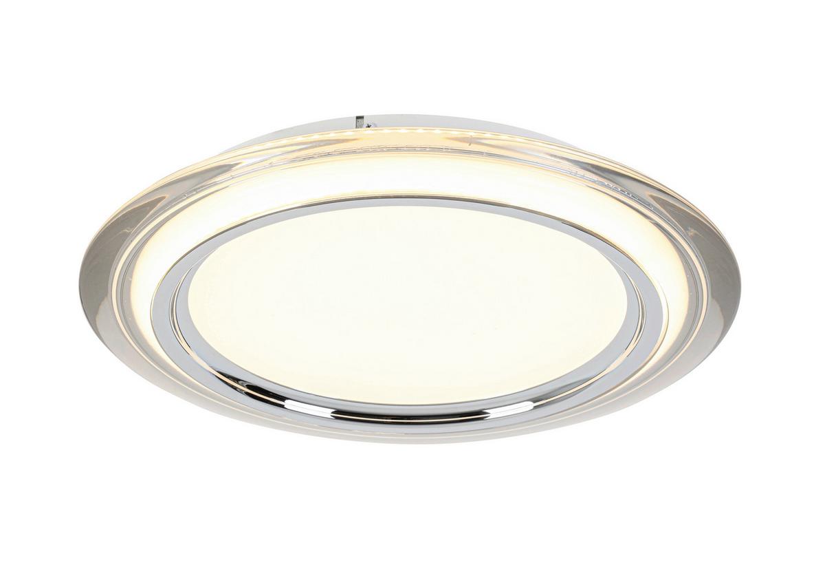 LAMPA SUFITOWA LED MACON *SBN* - biały/przezroczysty, Design, tworzywo sztuczne/metal (45/6cm) - Novel