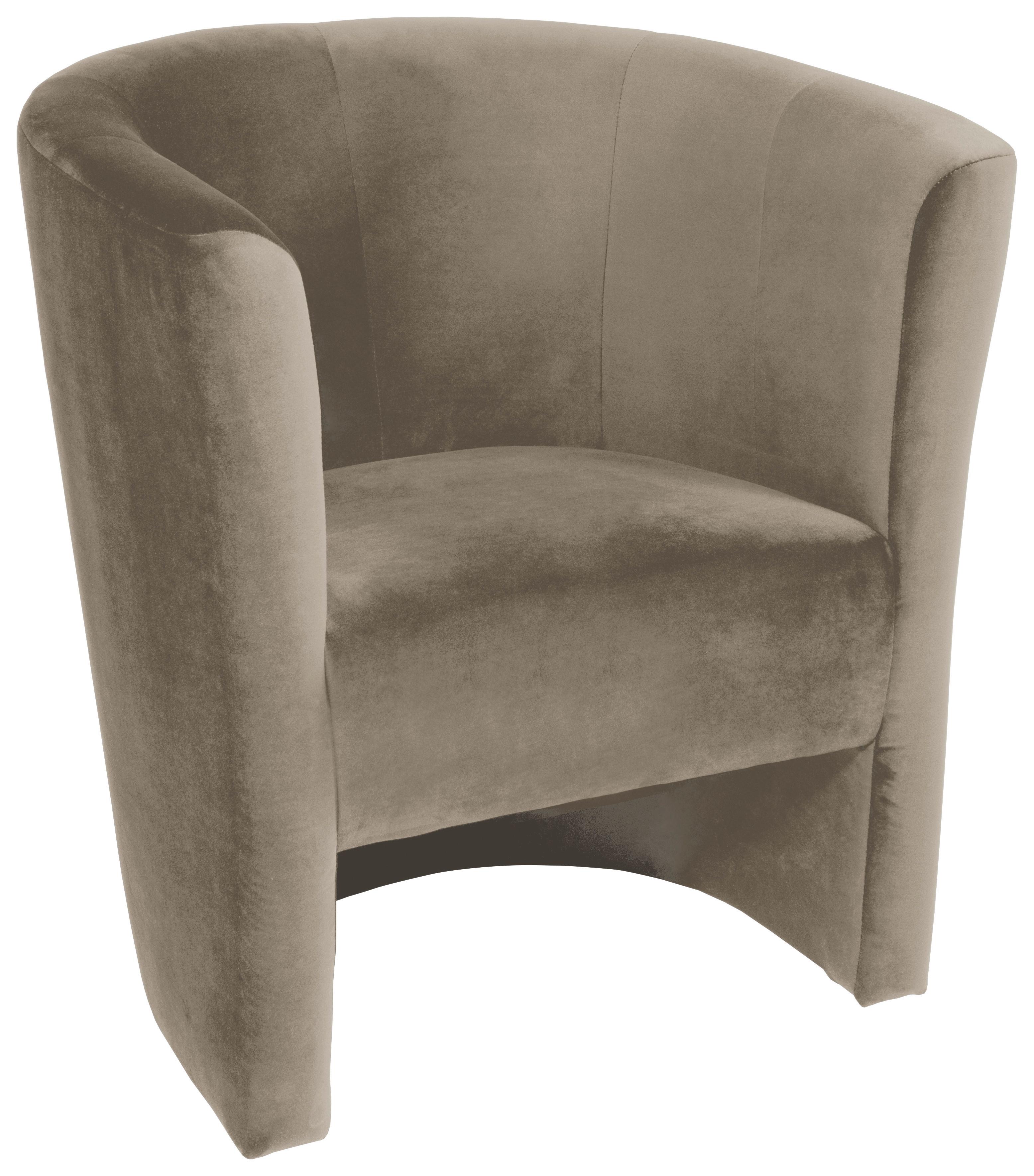 Fotelja Maks - crna/sivobraon, Konvencionalno, tekstil (70/77/60cm) - MID.YOU