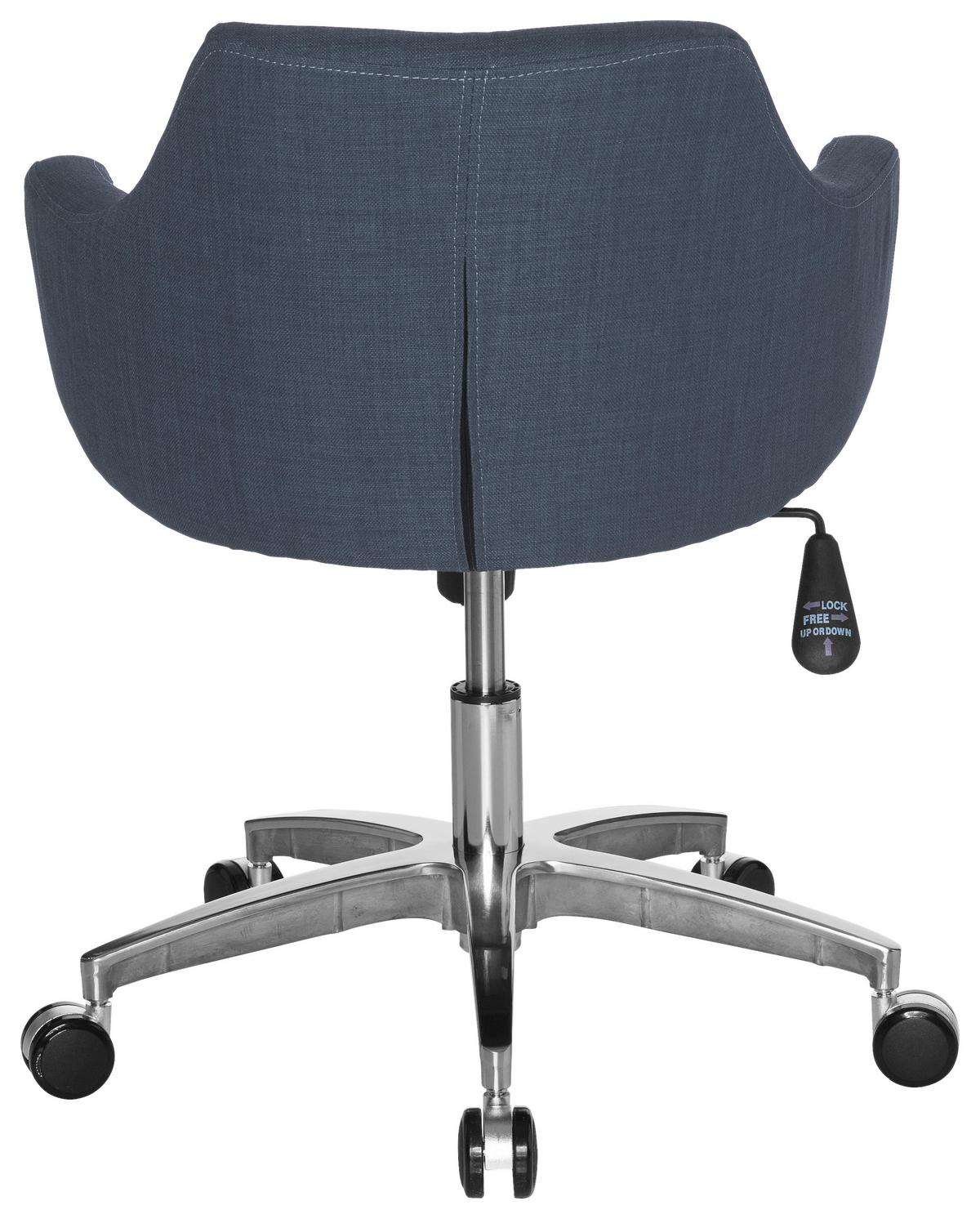 Vrtljivi Stol Solao 100, Temno Siva - temno siva, Moderno, kovina/umetna masa (55/86/41cm) - MID.YOU